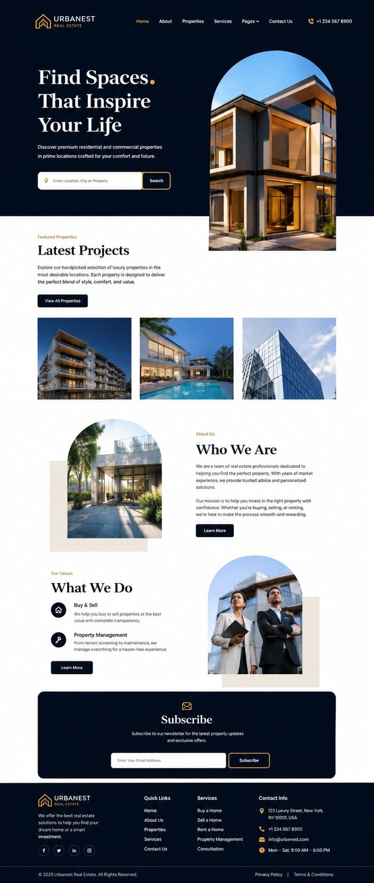 Property Listings website