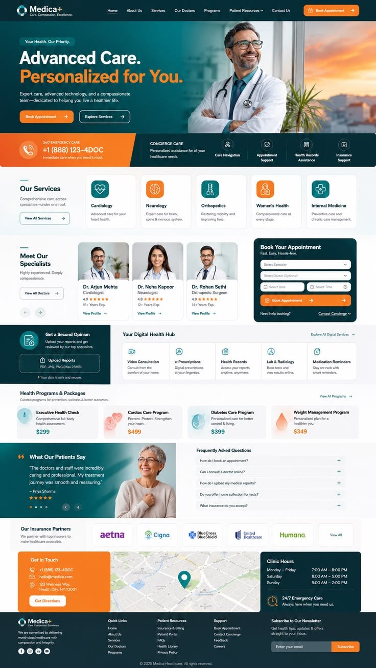 Consultant / Clinic website