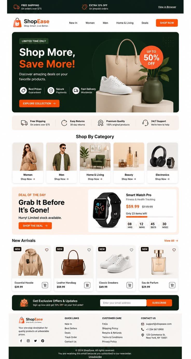 E-commerce Store website